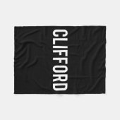 Clifford - Cool New Funny Name Fan Gift Tee  Fleecedecke (Vorderseite (Horizontal))