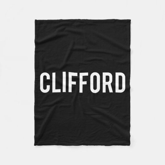 Clifford - Cool New Funny Name Fan Gift Tee  Fleecedecke (Vorderseite)