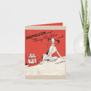 Clifford McBride/Napoleon Comic Strip Weihnachtska Feiertagskarte