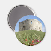 Cliffords Tower Magnet (Vorderseite/Rückseite)