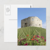 Cliffords Tower Postkarte (Vorne/Hinten)
