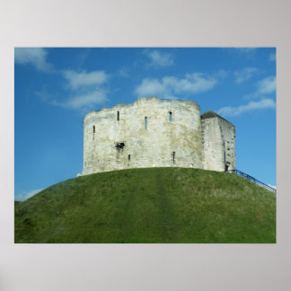 Cliffords Tower, York, England Poster