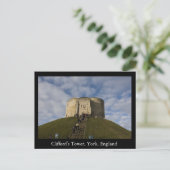 Clifford's Tower, York, England Postkarte (Stehend Vorderseite)