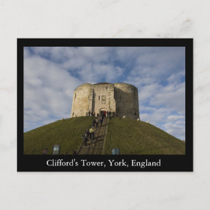 Clifford's Tower, York, England Postkarte