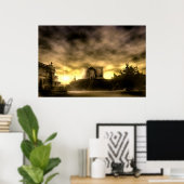 Cliffords Tower, York Poster (Heimbüro)