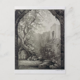 Cliffords Tower, York, Räume, 1827 Postkarte