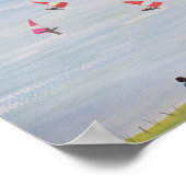 Cliffs and Bay Poster (Ecke)