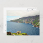 Cliffs Ireland Postkarte (Vorne/Hinten)