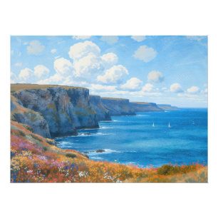 "Cliffs of Endless Horizon" - Eine walisische Seas Fotodruck