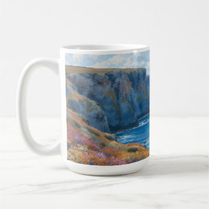 "Cliffs of Endless Horizon" - Eine walisische Seas Kaffeetasse
