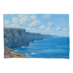 "Cliffs of Endless Horizon" - Eine walisische Seas Kissenbezug