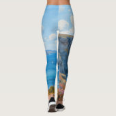 "Cliffs of Endless Horizon" - Eine walisische Seas Leggings (Rückseite)