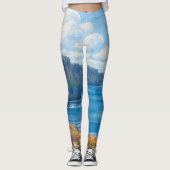 "Cliffs of Endless Horizon" - Eine walisische Seas Leggings (Vorderseite)