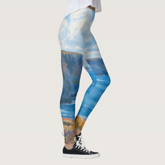 "Cliffs of Endless Horizon" - Eine walisische Seas Leggings (Rechts)