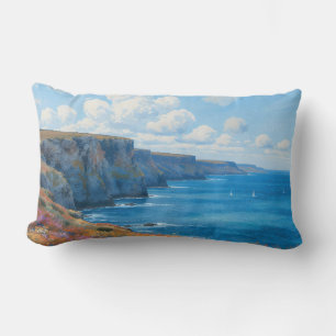"Cliffs of Endless Horizon" - Eine walisische Seas Lendenkissen
