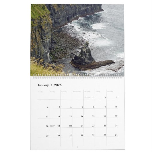 Cliffs of Moher    12 points of view Kalender (Jan 2026)