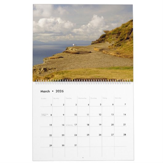 Cliffs of Moher    12 points of view Kalender (Mär 2026)