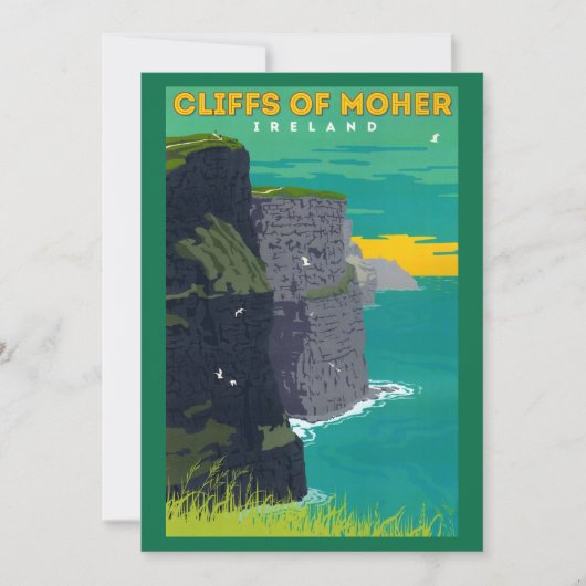 Cliffs of Moher 5x7 große Postkarte (Vorderseite)