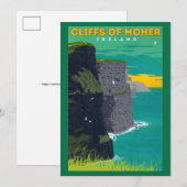 Cliffs of Moher 5x7 große Postkarte (Vorne/Hinten)