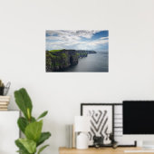 Cliffs of Moher in Ireland Poster Print (Heimbüro)
