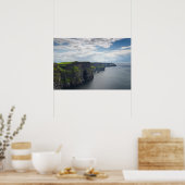 Cliffs of Moher in Ireland Poster Print (Küche)