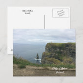 Cliffs of Moher in Irland Postkarte (Vorne/Hinten)
