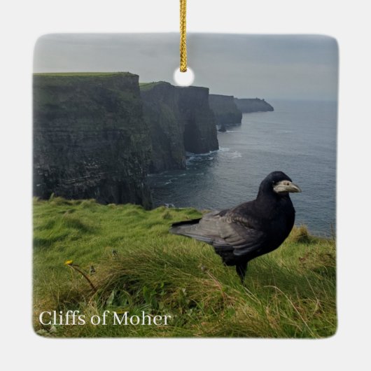 Cliffs of Moher, Ireland Christmas Ornament Rook (Rückseite)