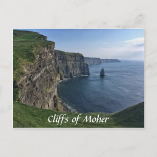 Cliffs of Moher, Ireland, Postcard Postkarte