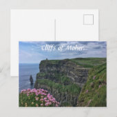 Cliffs of Moher, Ireland Postcard Postkarte (Vorne/Hinten)