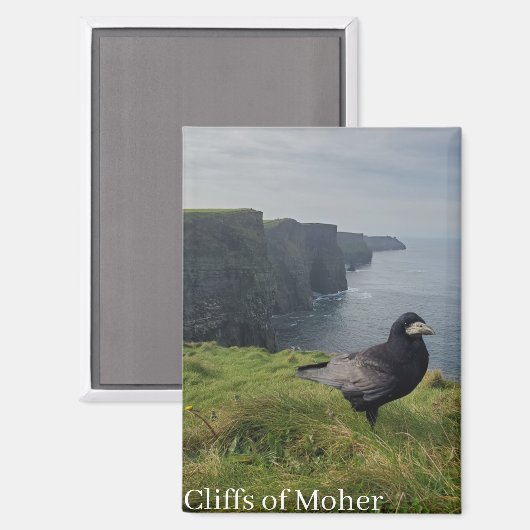 Cliffs of Moher, Ireland Souvenir Magnet (Vorderseite/Rückseite)