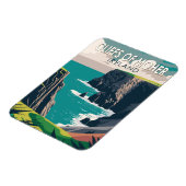 Cliffs of Moher Ireland Travel Art Vintag Magnet (Linke Seite)