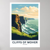 Cliffs of Moher Ireland Travel Print Poster (Vorne)