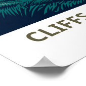 Cliffs of Moher Ireland Travel Print Poster (Ecke)