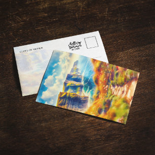 Cliffs of Moher Ireland Watercolor Postcard Einladung