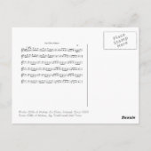 Cliffs of Moher Irish Music Jig Postcard Postkarte (Rückseite)