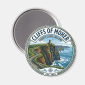 Cliffs of Moher Irland Magnet (Vorderseite/Rückseite)