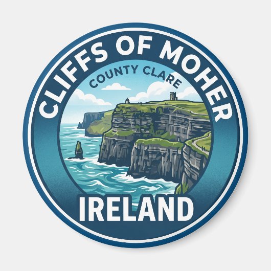 Cliffs of Moher Irland Magnet (Vorne)