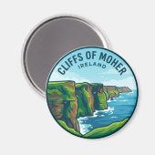 Cliffs of Moher Irland Magnet (Vorderseite/Rückseite)