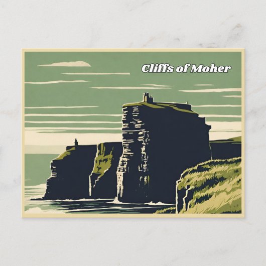 Cliffs of Moher Irland Postkarte (Vorderseite)