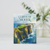 Cliffs of Moher Irland Postkarte (Stehend Vorderseite)