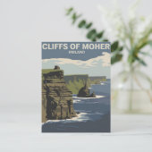 Cliffs of Moher, Irland Postkarte (Stehend Vorderseite)