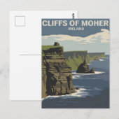 Cliffs of Moher, Irland Postkarte (Vorne/Hinten)