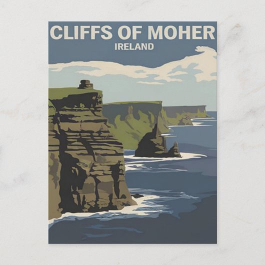 Cliffs of Moher, Irland Postkarte (Vorderseite)