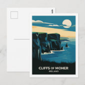 Cliffs of Moher, Irland Postkarte (Vorne/Hinten)