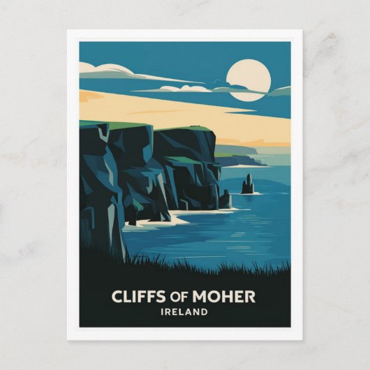 Cliffs of Moher, Irland Postkarte (Vorderseite)