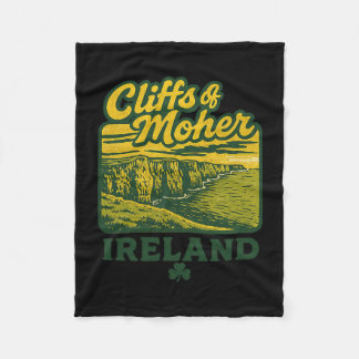 Cliffs Of Moher Irland Retro-Urlaubslandmarke So Fleecedecke