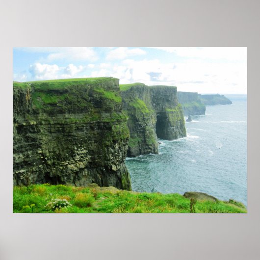 Cliffs of Moher, Landkreis Clare, Irland Poster (Vorne)
