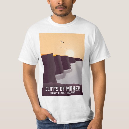 Cliffs of Moher Landkreis Clare, Irland. T-Shirt (Vorderseite)