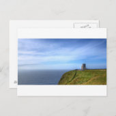 Cliffs of Moher, O'Brien Tower, Irland Postkarte (Vorne/Hinten)