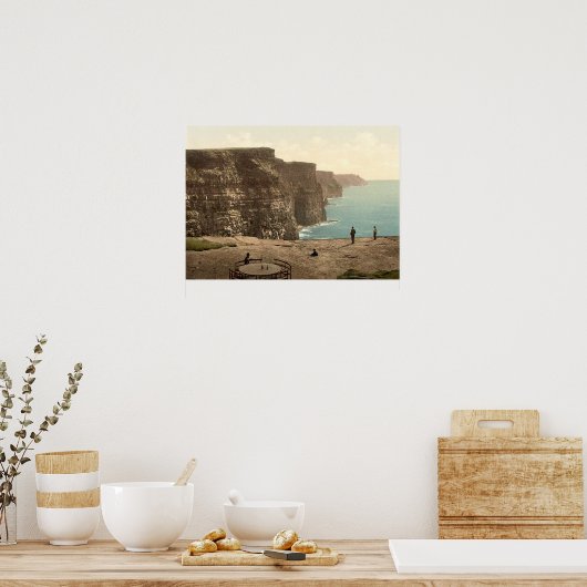 Cliffs of Moher on Atlantic Coast Ireland Poster (Küche)